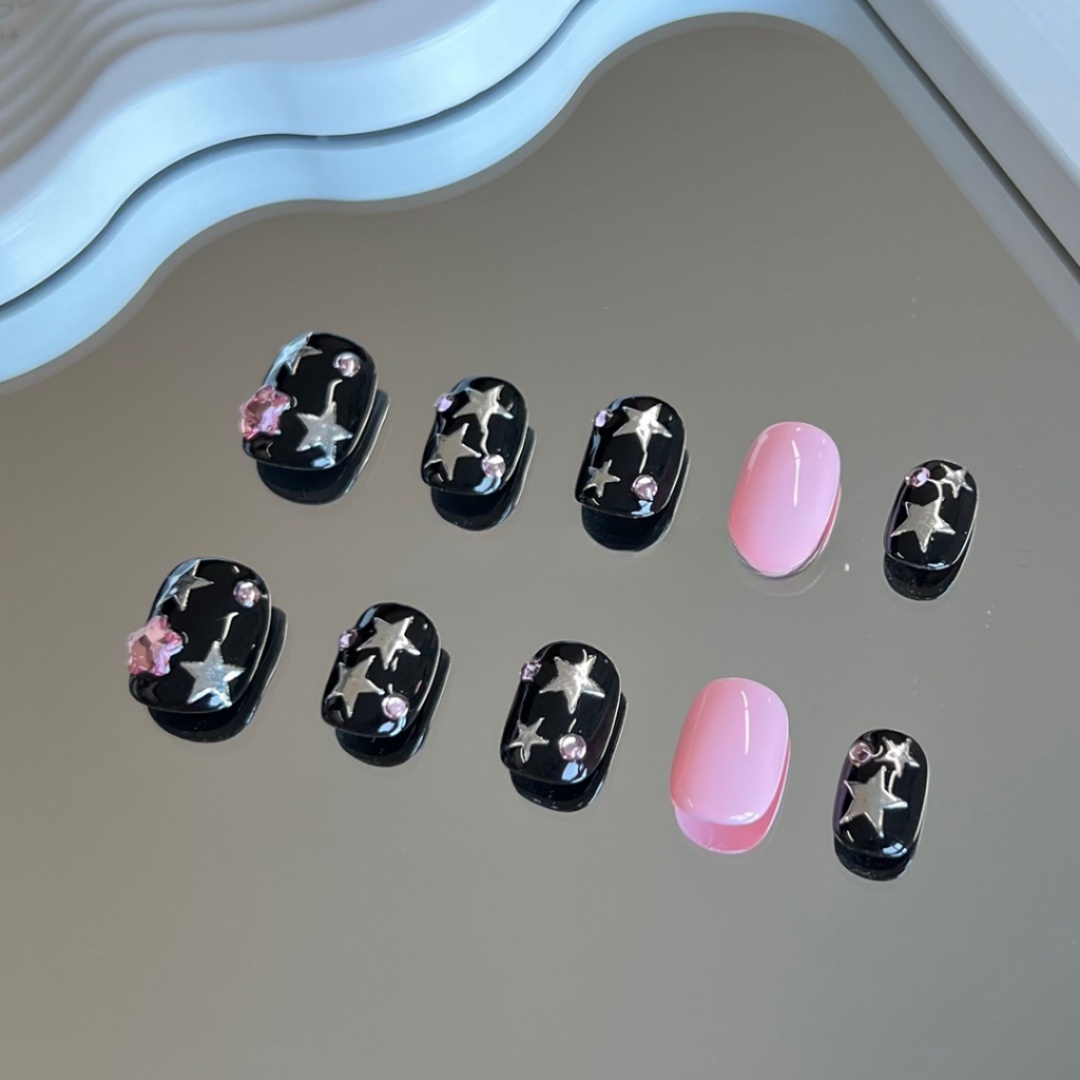 biubiuti手工定制成品可拆卸穿戴美甲甜酷Y2K