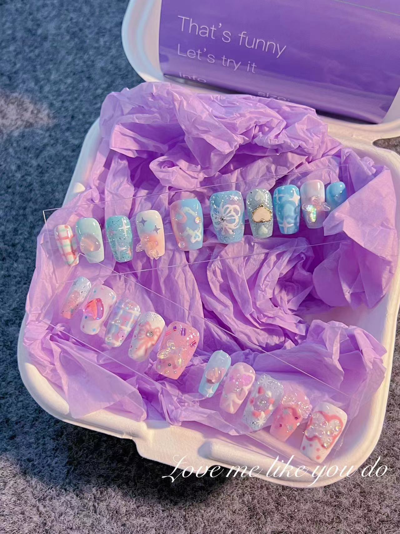 蓝色小公主穿戴甲